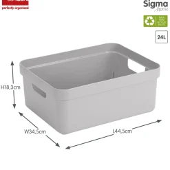 Sunware Sigma home 24 Liter Aufbewahrungsbox - Grey