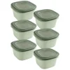 Sunware Sigma home 1,8 Liter Set von 6 Frischhaltedose - Green