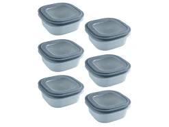 Sunware Sigma home 1,3 Liter Set von 6 Frischhaltedose - Blue