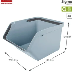 Sunware Sigma home 45 Liter Sortiereinheit - Blue