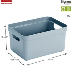 Sunware Sigma home 13 Liter Aufbewahrungsbox - Blue