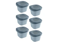 Sunware Sigma home 0,8 Liter Set von 6 Frischhaltedose - Blue