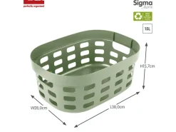 Sunware Sigma home 15 Liter Green Korb - Set von 6