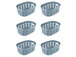 Sunware Sigma home 15 Liter Blue Korb - Set von 6