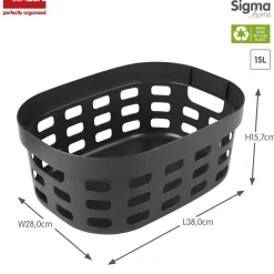 Sunware Sigma home 15 Liter Korb - Anthracite