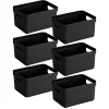 Sunware Sigma home 13 Liter Black Aufbewahrungsbox - Set von 6