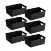 Sunware Sigma home 9 Liter Black Aufbewahrungsbox - Set von 6