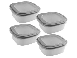 Sunware Sigma home 2,8 Liter Set von 4 Frischhaltedose - Grey