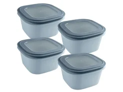 Sunware Sigma home 3,8 Liter Set von 4 Frischhaltedose - Blue