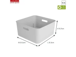 Sunware Sigma home 12,5 Liter cube box - White