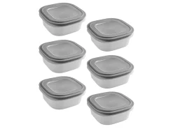 Sunware Sigma home 1,3 Liter Set von 6 Frischhaltedose - Grey
