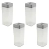 Sunware Sigma home 1,4 Liter Set von 4 Vorratsdose - Grey