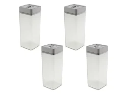 Sunware Sigma home 1,4 Liter Set von 4 Vorratsdose - Grey