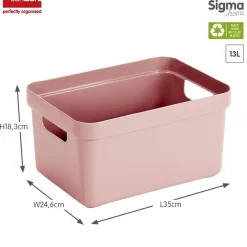 Sunware Sigma home 13 Liter Aufbewahrungsbox - Set von 6