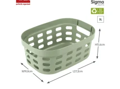 Sunware Sigma home 5 Liter Set von 6 korbe - Green