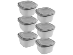 Sunware Sigma home 1,8 Liter Set von 6 Frischhaltedose - Grey