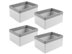 Sunware Sigma home 3,3 Liter Set von 4 Organiser - White