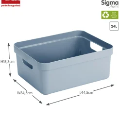 Sunware Sigma home 24 Liter Aufbewahrungsbox - Blue