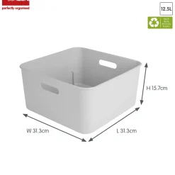 Sunware Sigma home 3er-Set cube boxen mit Deckel - weiß