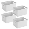Sunware Sigma home 4er-Set 32 Liter Aufbewahrungsbox - White