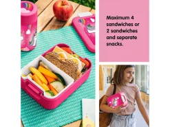 Sunware sigma home Food 2er-Set Lunchbox - Fuchsia
