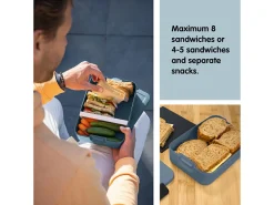 Sunware sigma home Food 2er-Set Lunchbox - blau