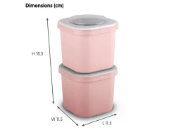 Sunware sigma home Food 2er-Set Lunchbox - Pink