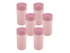 Sunware sigma home Food 6er-Set Trinkflasche - rosa
