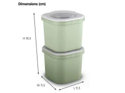 Sunware sigma home Food 2er-Set Lunchbox - Green