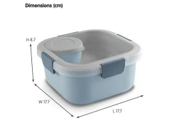 Sunware sigma Home Food 2er-Set Lunchbox - blau