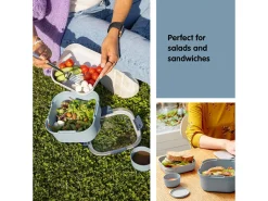 Sunware sigma Home Food 2er-Set Lunchbox - blau