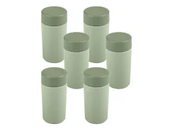 Sunware sigma home Food 6er-Set Trinkflasche - grün