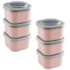 Sunware Sigma home Food to go Set von 6 Lunchboxen - Pink