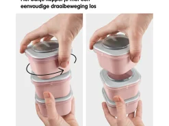 Sunware Sigma home Food to go Set von 6 Lunchboxen - Pink