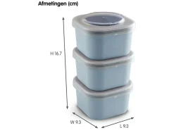 Sunware Sigma home Food to go Set von 6 Lunchboxen - Blue