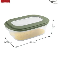 Sunware Sigma home Käsedose mit Tablett - Green