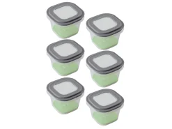 Sunware Sigma home 0,8L Grey Frischhaltedose mit Tray - Set von 6