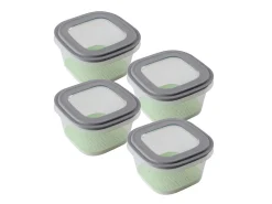Sunware Sigma home 1,8L Grey Frischhaltedose mit Tray - 4 Stück