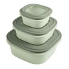 Sunware Sigma home 3-teiliges Frischebehälterset - Green