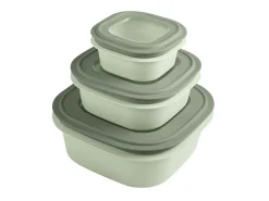Sunware Sigma home 3-teiliges Frischebehälterset - Green