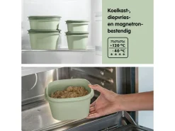 Sunware Sigma home 3-teiliges Frischebehälterset - Green
