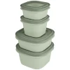 Sunware Sigma home 4-teiliges set Frischhaltedose - Green