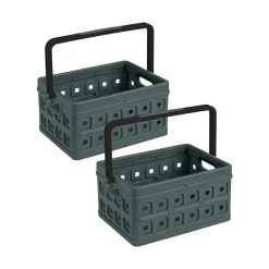 Sunware Square 24 Liter 2er-Set Klappboxen mit Griff