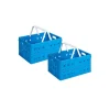 Sunware Square 32 Liter Klappbox mit Griff - Blue