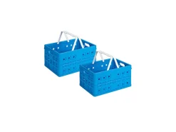 Sunware Square 32 Liter Klappbox mit Griff - Blue