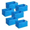 Sunware Square 46 Liter Set von 6 Klappboxen - Blue