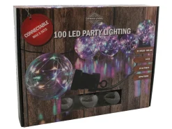 Svenska Living transparente runde Lichterkette - farbiges Licht