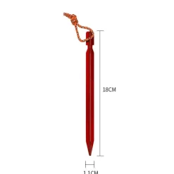 Tambu 18 cm Aluminium Heringe - 10 Stück