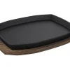 The Bastard Cast Iron Sizzling M/L Kochplatte mit Untersetzer