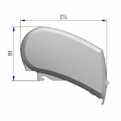Thule 9200 230V weiß 400 Mystic Grey Kassettenmarkise